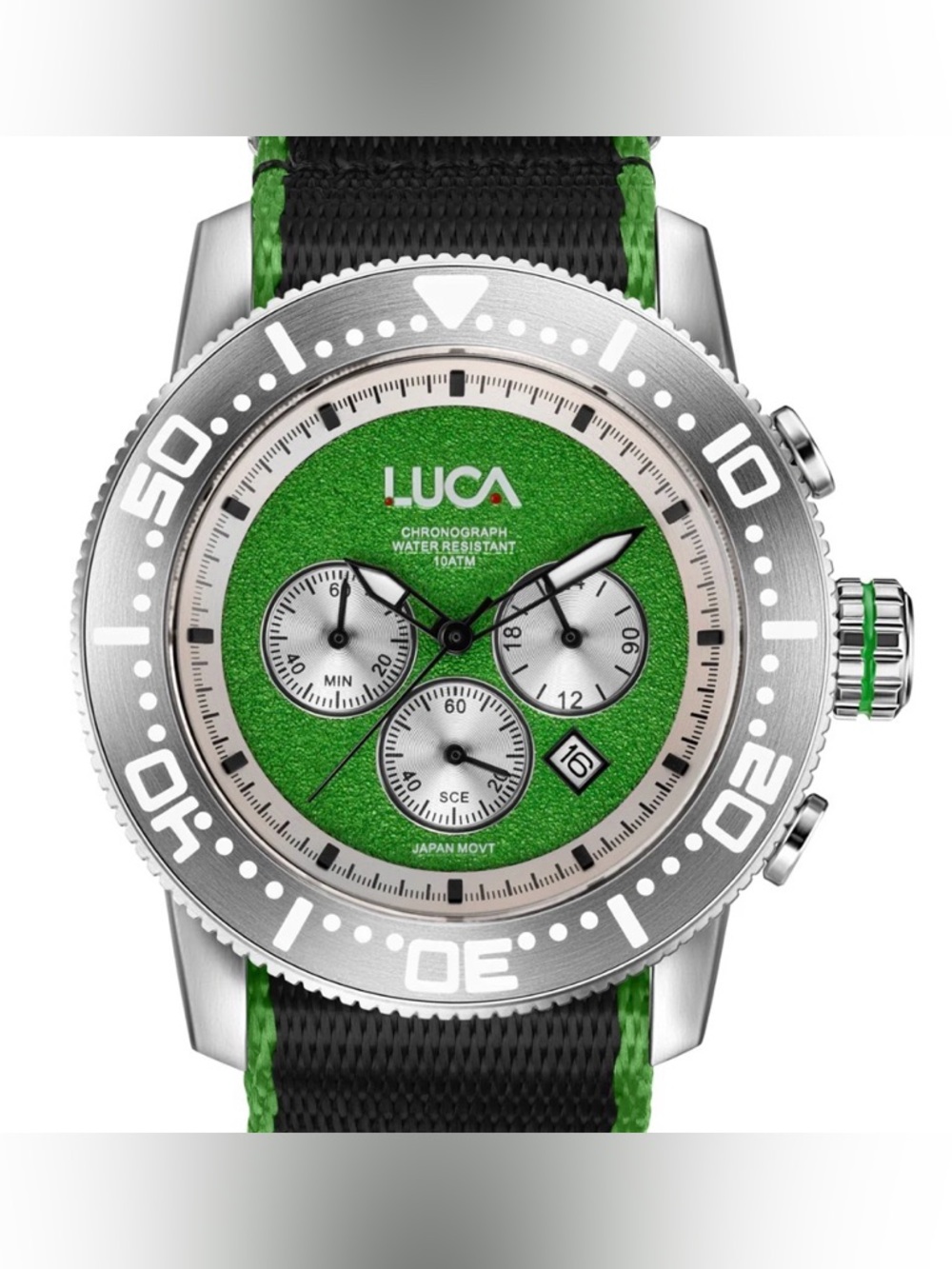 LUCA Green Chronograph Men's Watch